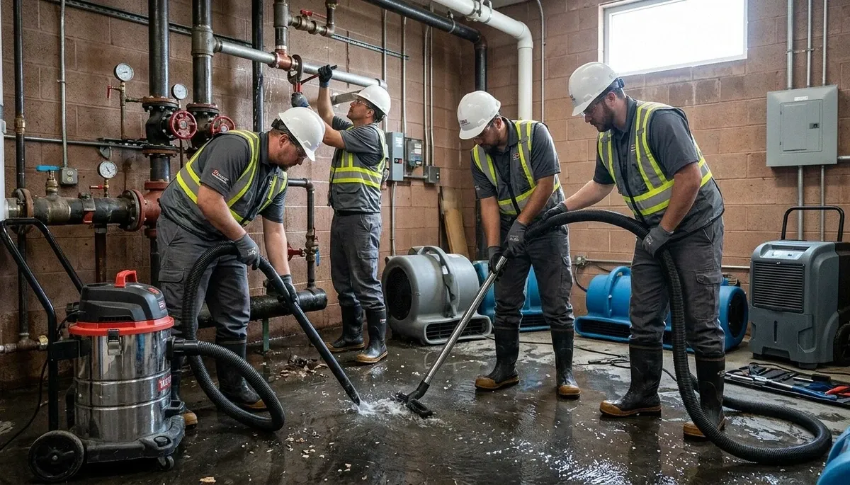 Burst Pipe Cleanup Image 1
