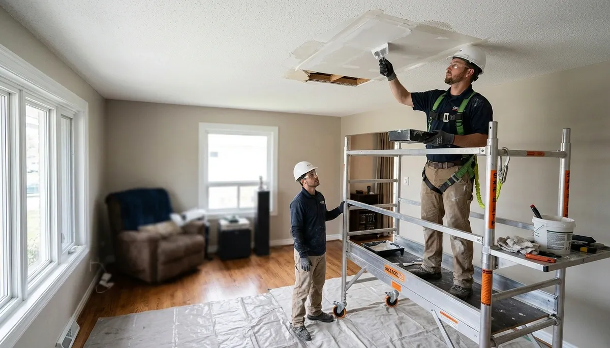 Ceiling Water Damage Repair Image 3